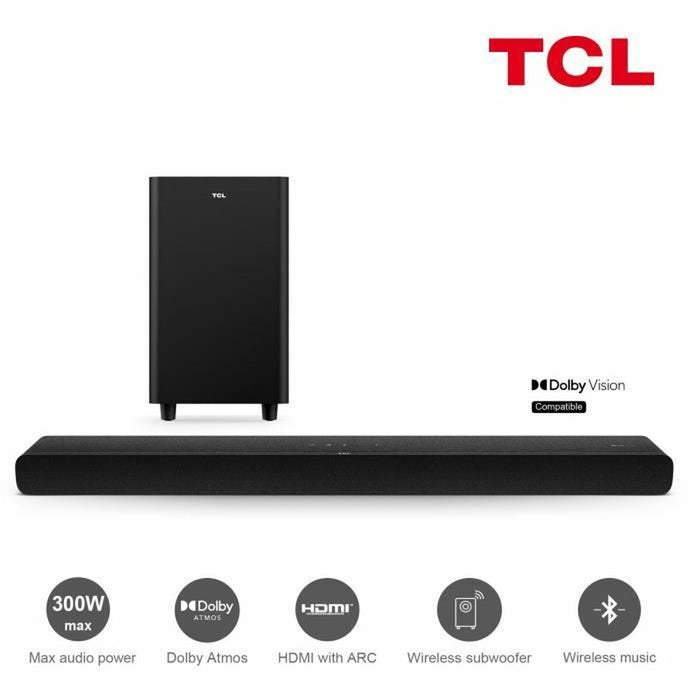 Soundbar TCL Black 300 W