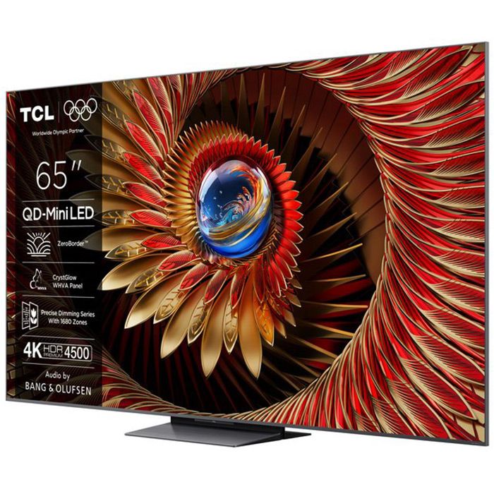 TV TCL MiniLed 65C8K, 65" (164 cm), Smart Google TV, 4K Ultra HD, (Model 2025)