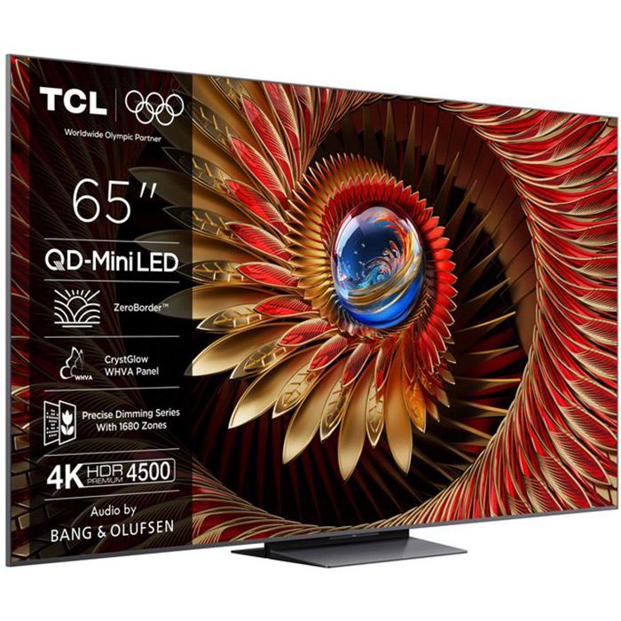 TV TCL MiniLed 65C8K, 65" (164 cm), Smart Google TV, 4K Ultra HD, (Model 2025)