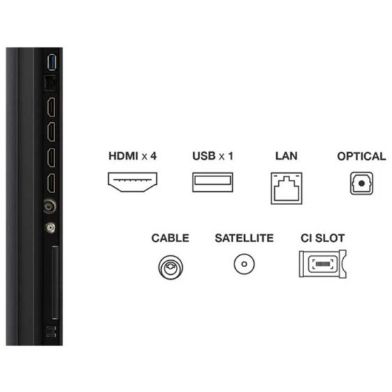 TV TCL 85C6K, 85" QD-MiniLED, 4K Ultra HD, ONKYO 2.1 Hi-Fi System