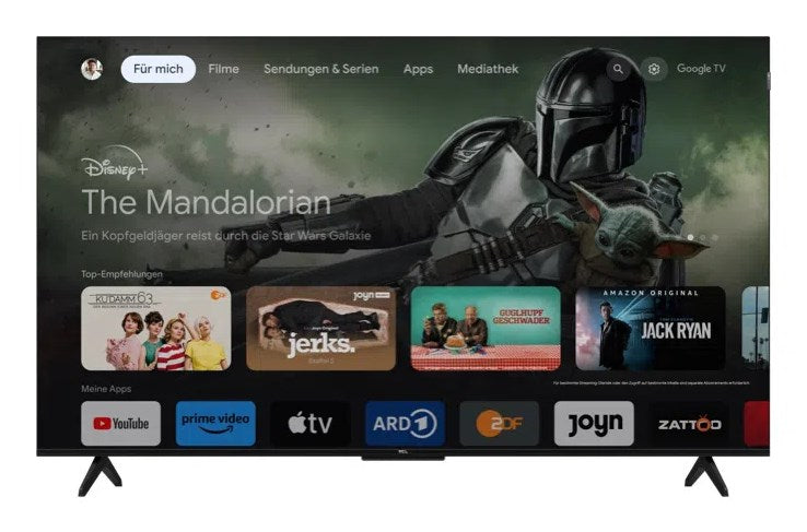 TCL T7B 55T7B TV 139.7 cm (55") 4K Ultra HD Smart TV Wi-Fi Black, Titanium 600 cd/m²