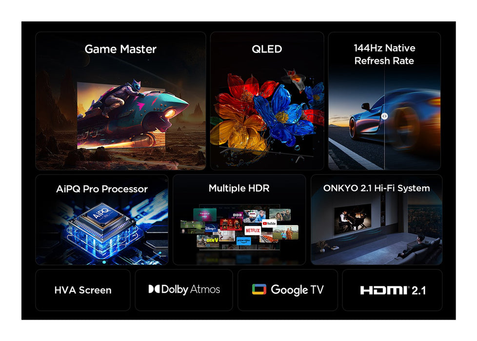 Smart TV TCL 65P8K 65" 4K Ultra HD LED HDR D-LED QLED