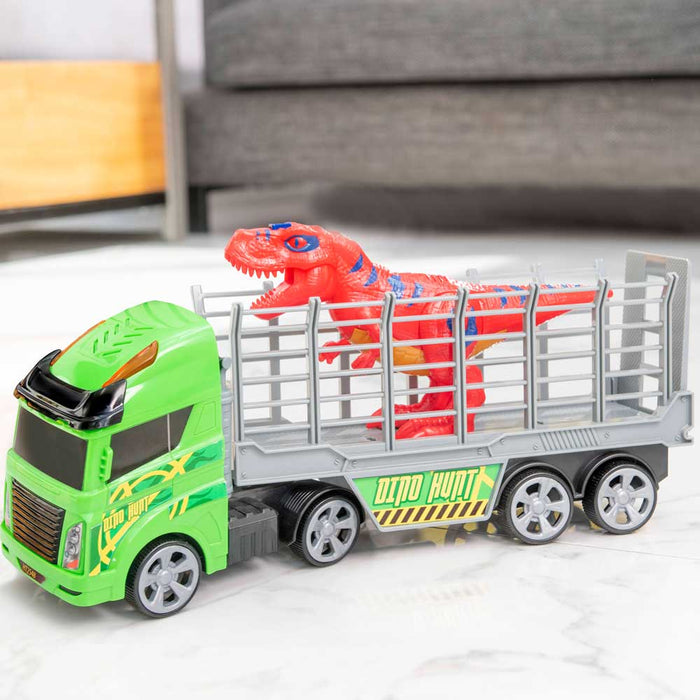HTI TEAMSTERZ Mighty Machines Truck with Dinosaur Sound and Light