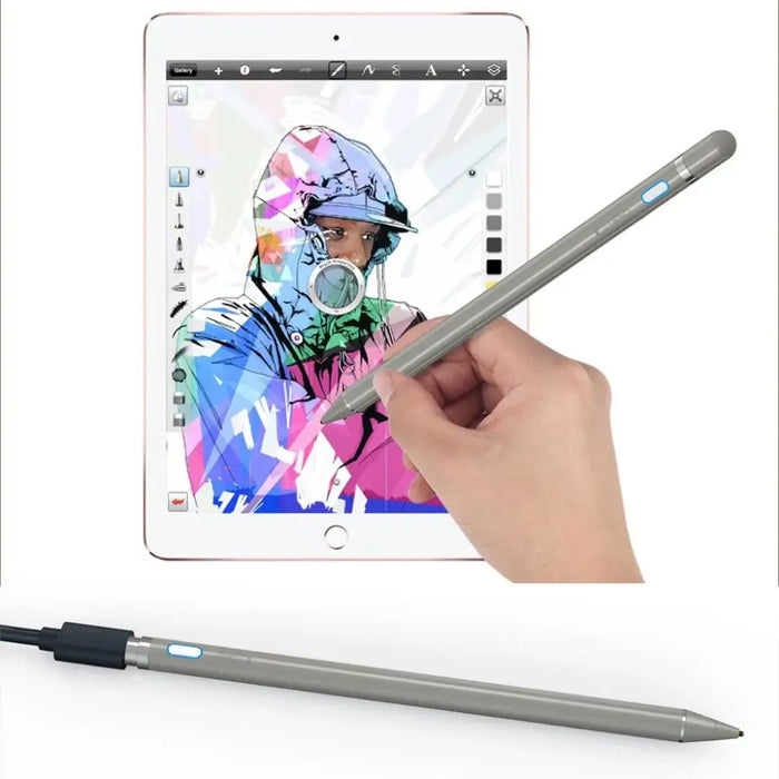 Tech-Protect Active Stylus - Titanium - Cell phone stylus pen<<<HurtelXML