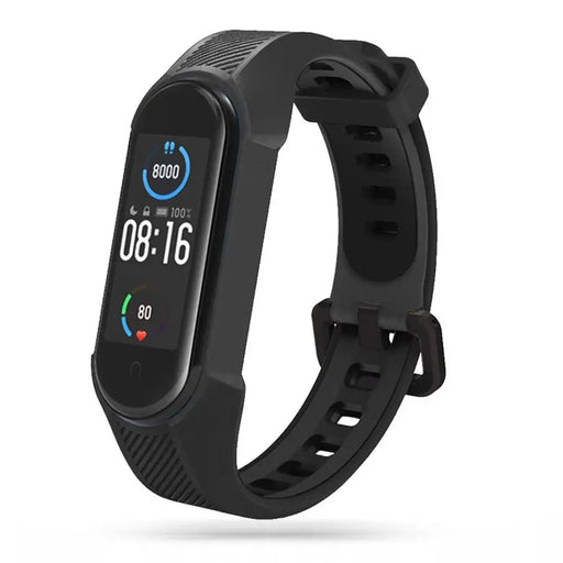 Tech-Protect Armor Strap for Xiaomi Mi Smart Band 5 / 6 / 7 / NFC - Black - Other cell phone equipment<<<HurtelXML
