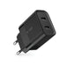 Tech-Protect C20W charger 2x USB-C PD 20W - black - Cell phone USB charger<<<HurtelXML