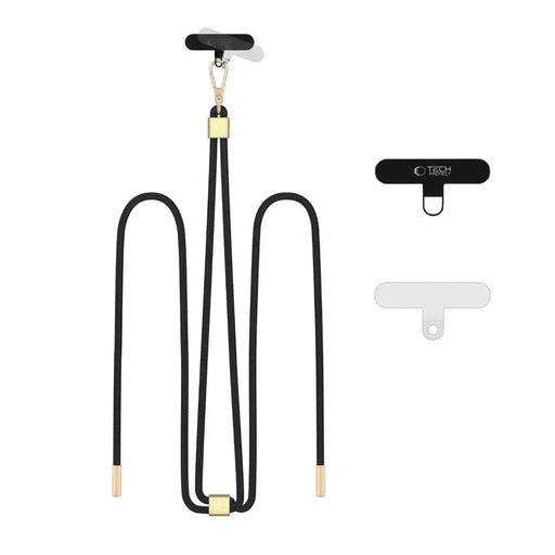 Tech-Protect C2S Rope Crossbody Strap Leash - Black - Other cell phone equipment<<<HurtelXML