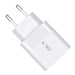 Tech-Protect C30W charger USB-C PD 30W / USB-A QC 3.0 - white - Cell phone USB charger<<<HurtelXML