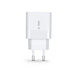Tech-Protect C30W charger USB-C PD 30W / USB-A QC 3.0 - white - Cell phone USB charger<<<HurtelXML