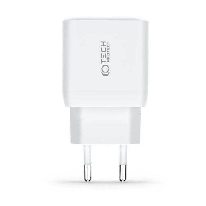Tech-Protect C35W-2 charger 2x USB-C PD 35W - black - Cell phone USB charger<<<HurtelXML