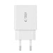 Tech-Protect C35W 2x USB-C PD 35W charger with USB-C / USB-C cable - white - Cell phone USB charger<<<HurtelXML