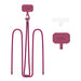 Tech-Protect C5S Rope Crossbody Strap Leash - Burgundy - Other cell phone equipment<<<HurtelXML