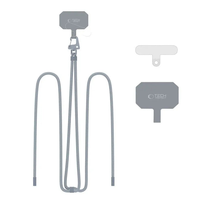 Tech-Protect C5S Rope Crossbody Strap Leash - Gray - Other cell phone equipment<<<HurtelXML