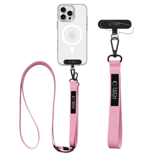Tech-Protect C65 Rope Crossbody Leash - Pink - Other cell phone equipment<<<HurtelXML