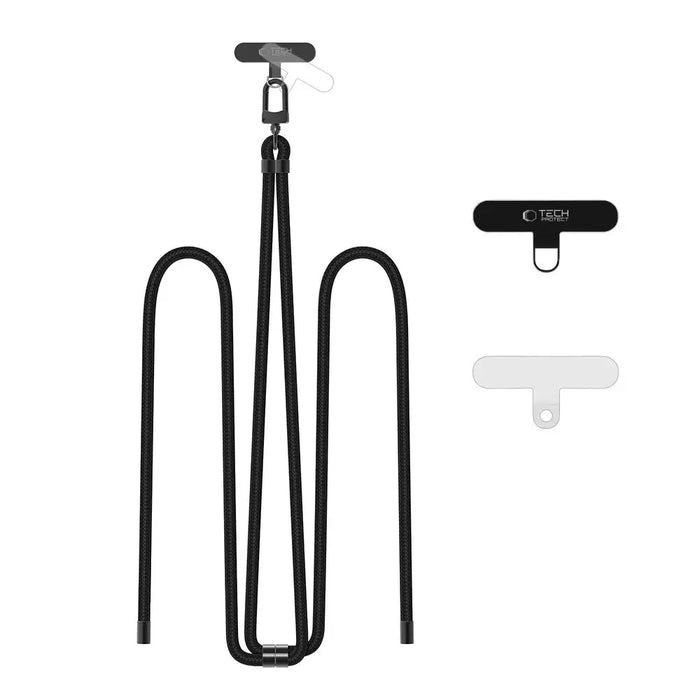 Tech-Protect C7S Rope Crossbody Strap Leash - Black - Other cell phone equipment<<<HurtelXML