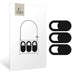 Tech-Protect Cam Fit+ 3-pack laptop camera cover - black - Other cell phone equipment<<<HurtelXML