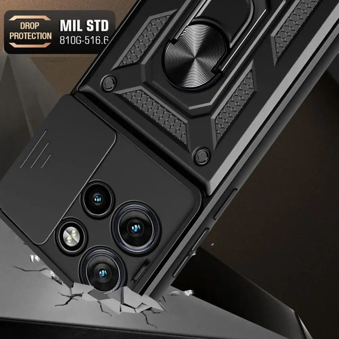 Tech-Protect CamShield Pro Case for Motorola EDGE 50 NEO - Black - Cell phone cases and covers<<<HurtelXML