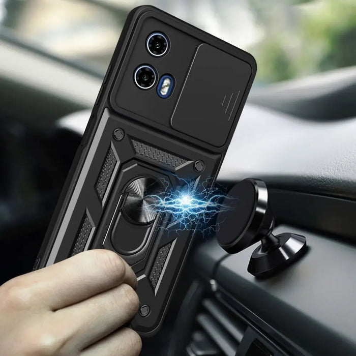 Tech-Protect CamShield Pro Case for Motorola Moto G24 / G24 Power / G04 - Black - Cell phone cases