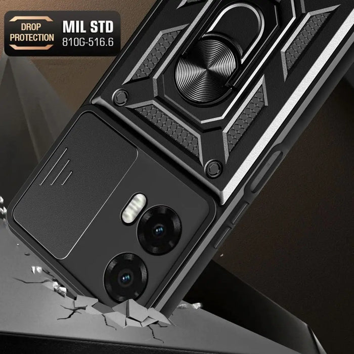 Tech-Protect CamShield Pro Case for Motorola Moto G35 5G - Black - Cell phone cases and covers<<<HurtelXML