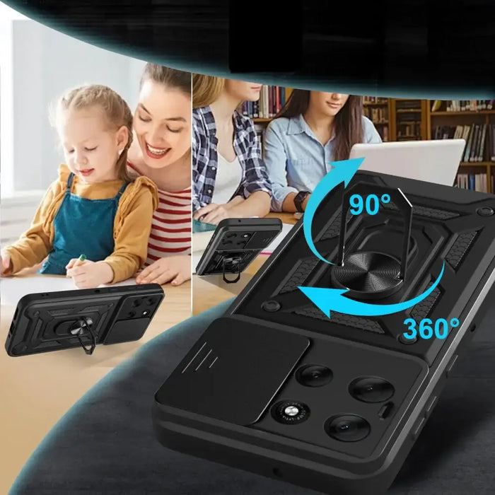 Tech-Protect CamShield Pro Case for Motorola Moto G86 5G - Black - Cell phone cases and covers<<<HurtelXML