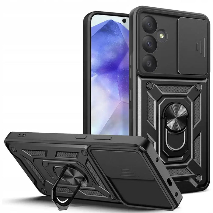 Tech-Protect CamShield Pro Case for Samsung Galaxy A55 5G - Black - Cell phone cases and covers<<<HurtelXML