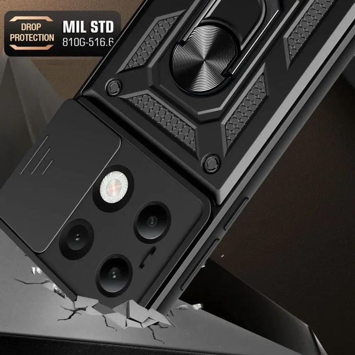 Tech-Protect CamShield Pro Case for Xiaomi Redmi Note 13 4G / LTE - Black - Cell phone cases and covers<<<HurtelXML