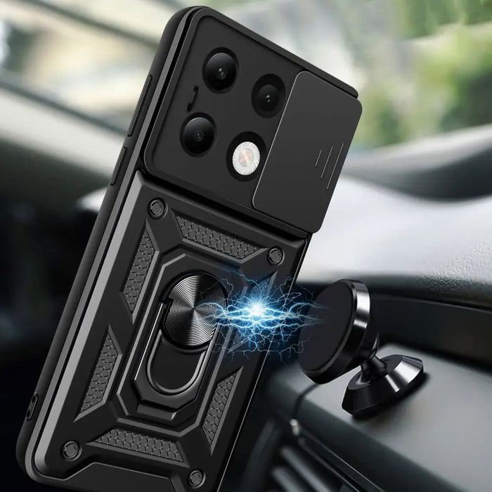 Tech-Protect CamShield Pro Case for Xiaomi Redmi Note 13 4G / LTE - Black - Cell phone cases and covers<<<HurtelXML