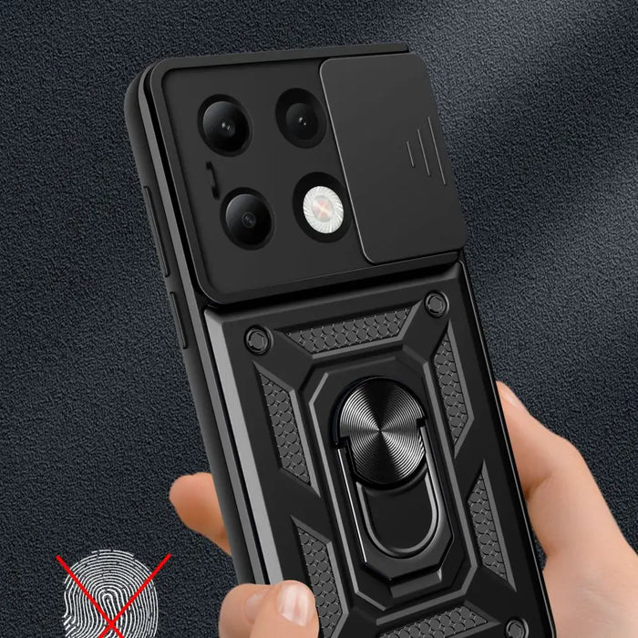 Tech-Protect CamShield Pro Case for Xiaomi Redmi Note 13 4G / LTE - Black - Cell phone cases and covers<<<HurtelXML