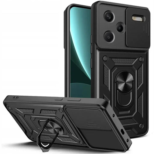 Tech-Protect CamShield Pro Case for Xiaomi Redmi Note 13 Pro+ 5G - Black - Cell phone cases and covers<<<HurtelXML