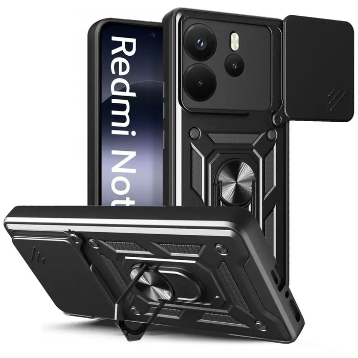 Tech-Protect CamShield Pro Case for Xiaomi Redmi Note 14 4G / LTE - Matte Black - Cell phone cases