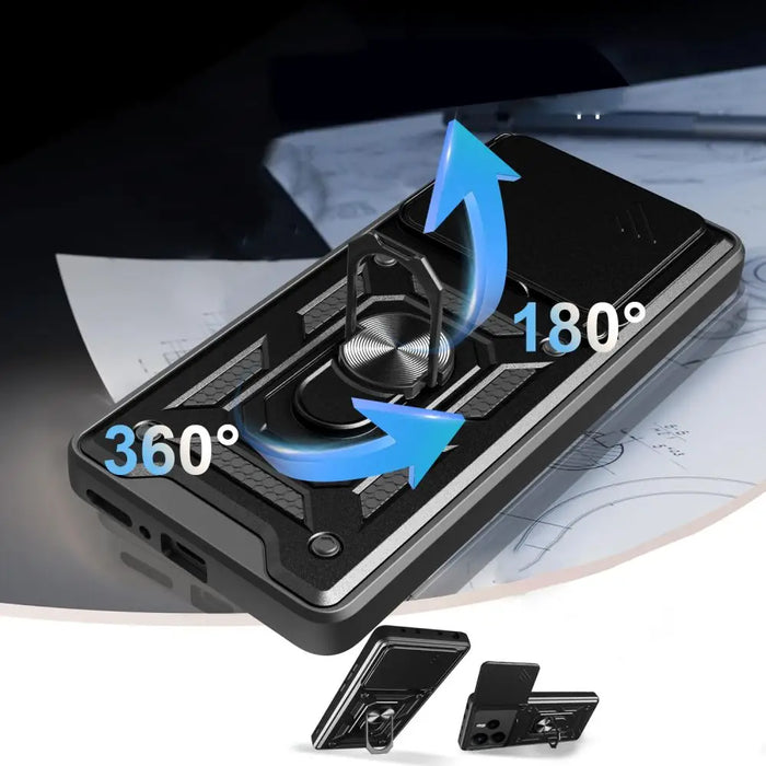 Tech-Protect CamShield Pro Case for Xiaomi Redmi Note 14 5G - Matte Black - Cell phone cases and covers<<<HurtelXML