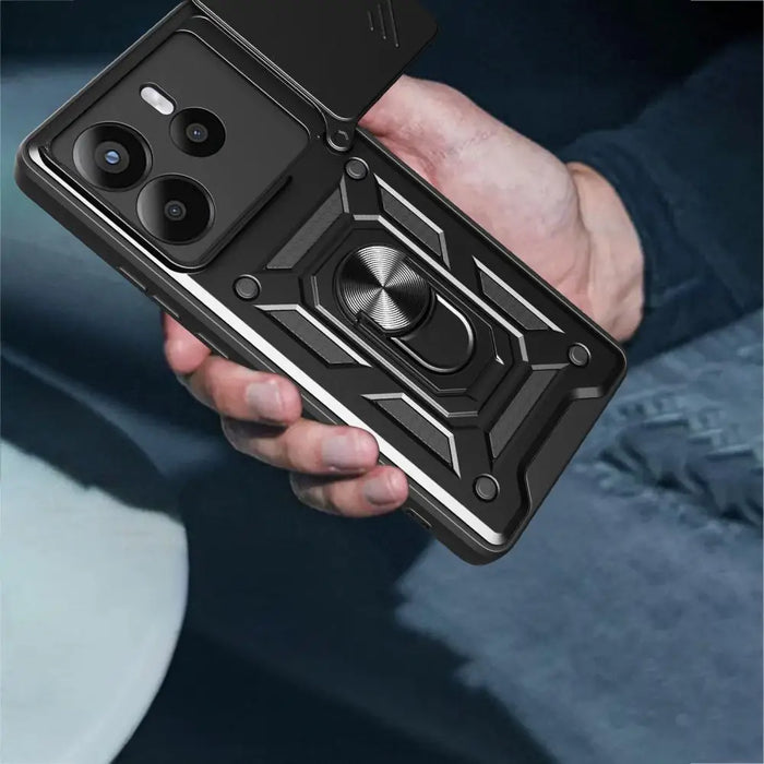 Tech-Protect CamShield Pro Case for Xiaomi Redmi Note 14 5G - Matte Black - Cell phone cases and covers<<<HurtelXML