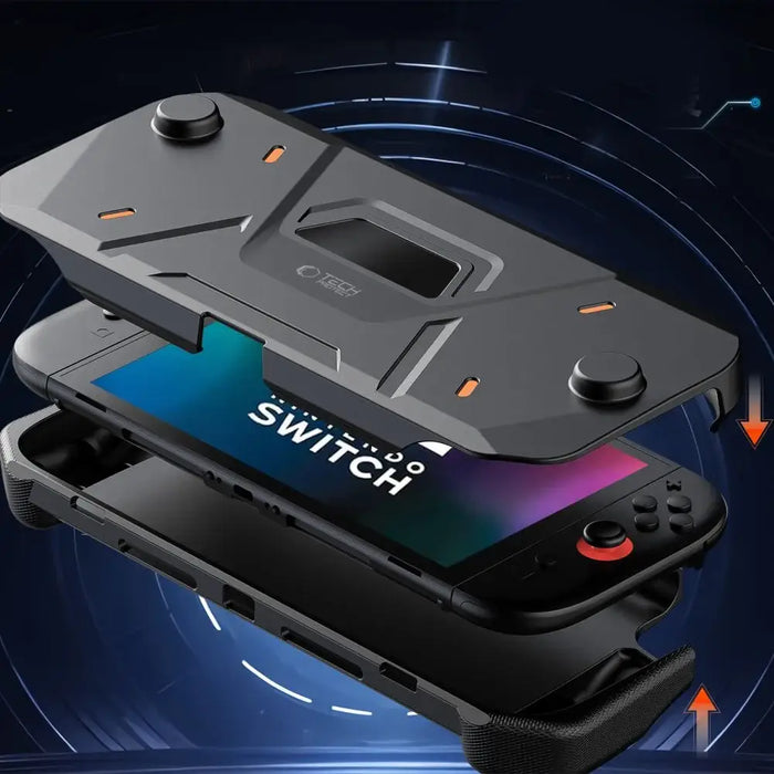 Tech-Protect Carbonox Case for Nintendo Switch 2 - Black - Cell phone cases and covers<<<HurtelXML