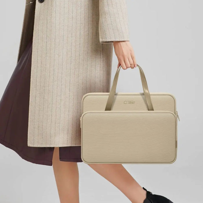 Tech-Protect Carrying Bag for 15-16’’ Laptop - Beige - Laptop bags<<<HurtelXML