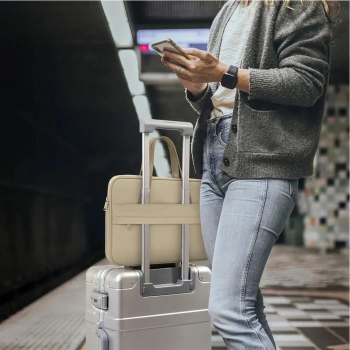 Tech-Protect Carrying Bag for 15-16’’ Laptop - Beige - Laptop bags<<<HurtelXML