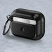 Tech-Protect Defender Hook MagSafe Case with Carabiner for Apple AirPods Pro 1 / 2 - Black - Cell phone cases