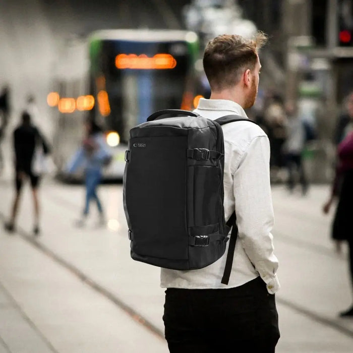 Tech-Protect Defender S40 Backpack for Ryanair & Wizzar 20L Laptop - Black - Laptop bags<<<HurtelXML