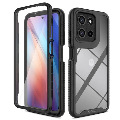 Tech-Protect Defense Case for Motorola Moto G15 / G15 Power / G05 / E15 - Black - Cell phone cases