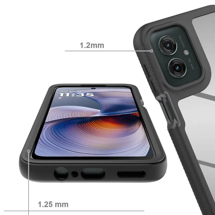 Tech-Protect Defense Case for Motorola Moto G55 5G - Black - Cell phone cases and covers<<<HurtelXML