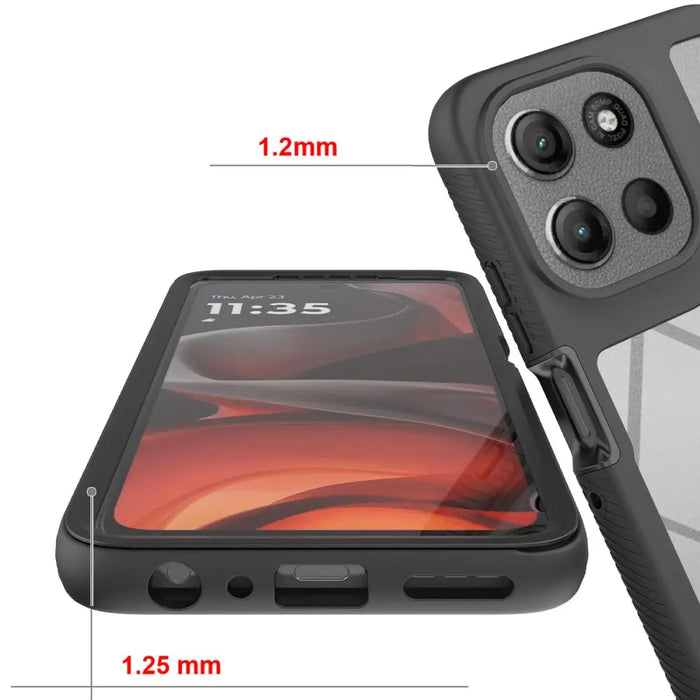 Tech-Protect Defense Case for Motorola Moto G56 5G - Black - Cell phone cases and covers<<<HurtelXML