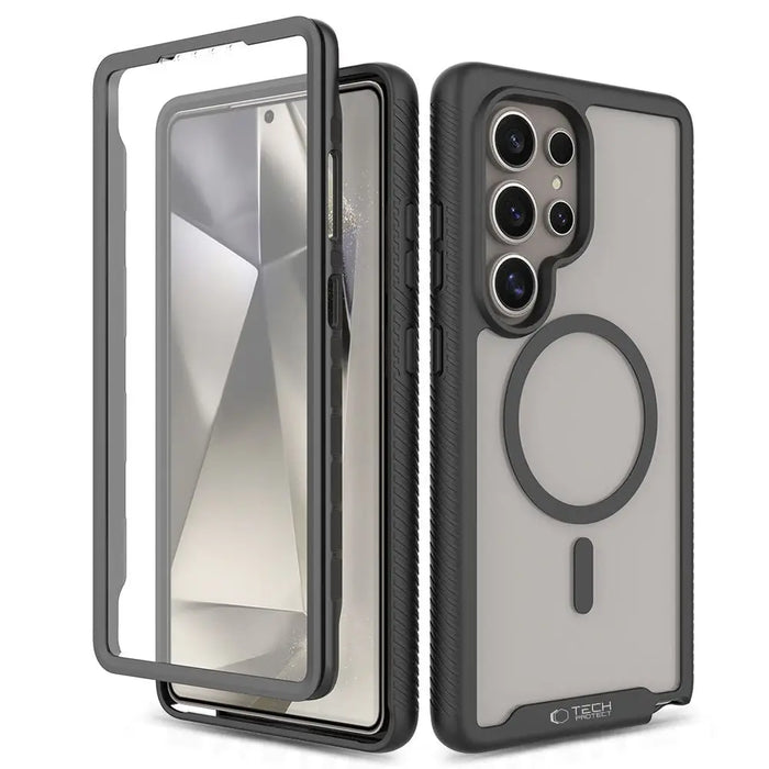 Tech-Protect Defense MagSafe Case for Samsung Galaxy S25 Ultra - Black - Cell phone cases and covers<<<HurtelXML