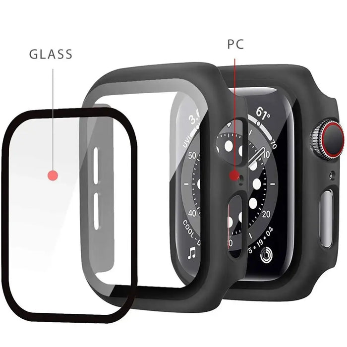 Tech-Protect Defense360 Case for Apple Watch 7 / 8 / 9 (41mm) - Black - Cell phone cases and covers<<<HurtelXML