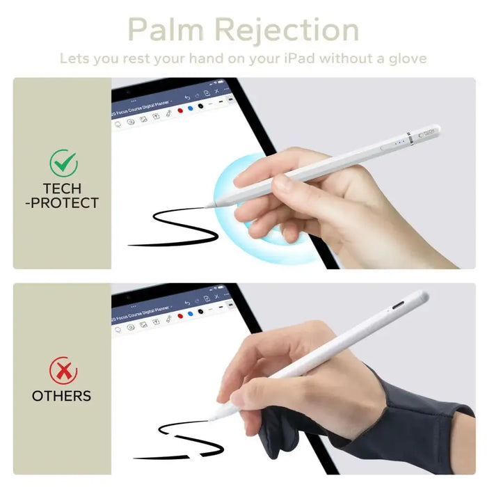 Tech-Protect Digital Magnetic Stylus Pen 3 Magnetic for iPad Tablet - White - Cell phone stylus pen<<<HurtelXML