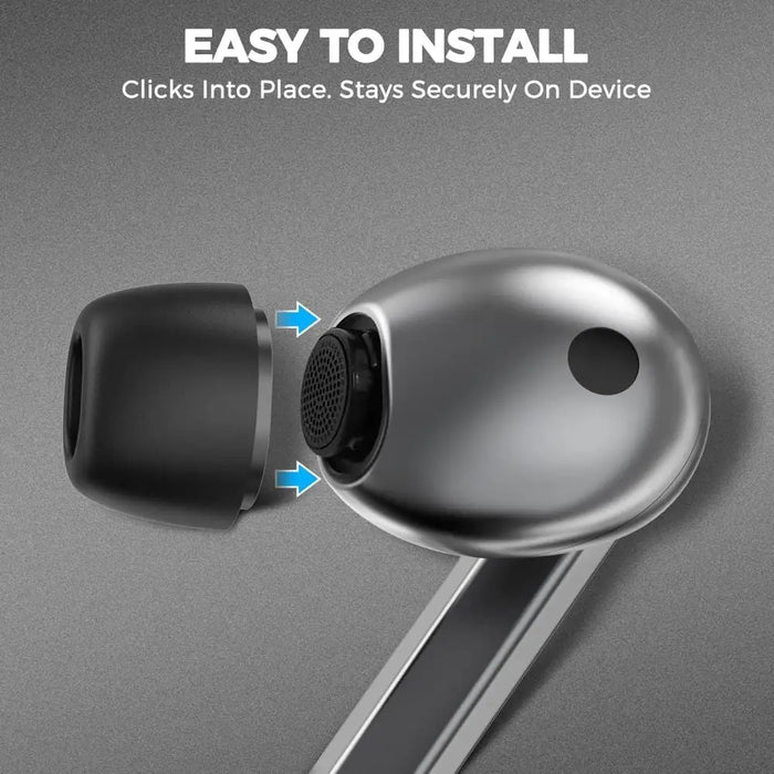 Tech-Protect Ear Tips for Samsung Galaxy Buds 3 Pro in sizes S / M / L - black (3 pcs.) - Headphones