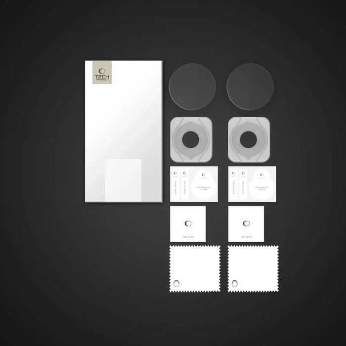 Tech-Protect Easy Set+ 2-pack tempered glass for Huawei Watch GT 5 Pro 46 mm - transparent - Cell phone tempered