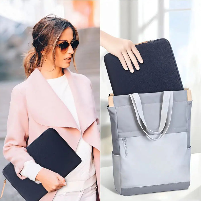 Tech-Protect Fleece Laptop Bag 13-14’’ - Blue - Laptop bags<<<HurtelXML