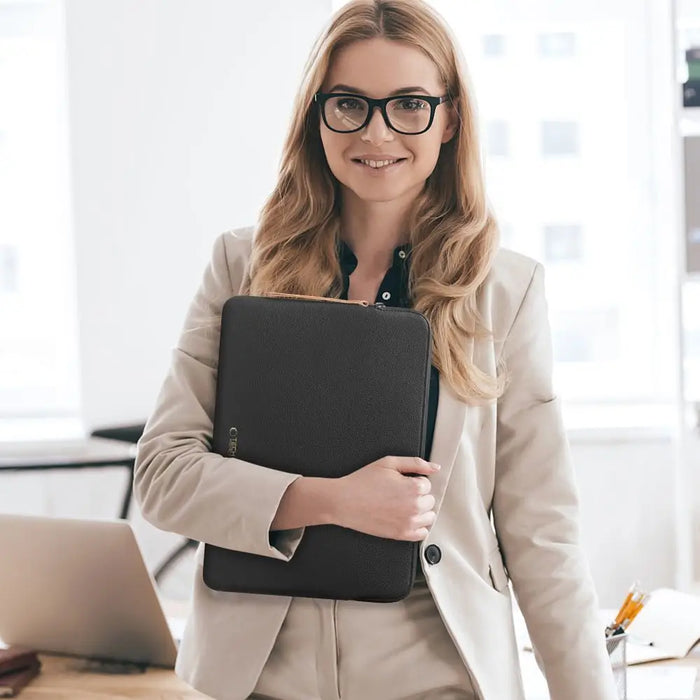 Tech-Protect Fleece Laptop Bag 15-16 - Black - Laptop bags<<<HurtelXML