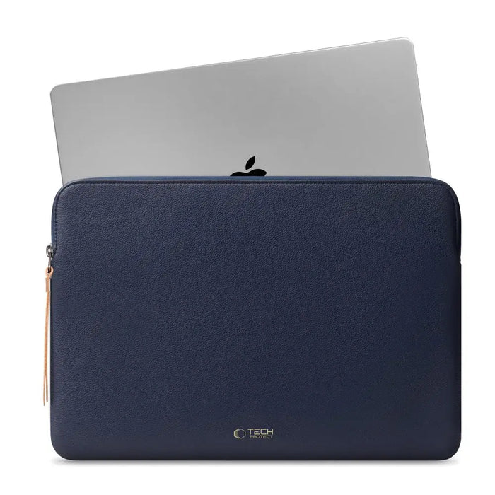 Tech-Protect Fleece Laptop Bag 15-16 - Navy Blue - Laptop bags<<<HurtelXML