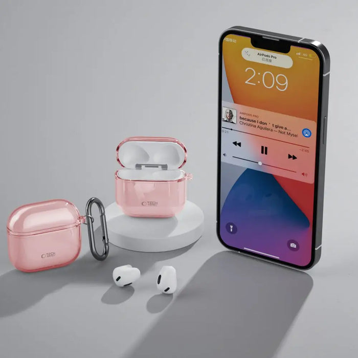 Tech-Protect FlexAir Case for AirPods 4 - Pink - Cell phone cases and covers<<<HurtelXML