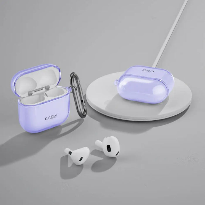 Tech-Protect FlexAir Case for AirPods 4 - Purple - Cell phone cases and covers<<<HurtelXML
